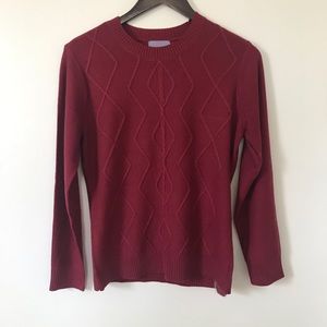 Laura scott red sweater
